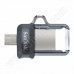 SanDisk, Ultra Dual Drive, m3.0, 128GB, USB 3.0, Flash Drive, Grey